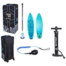 Купить Wattsup pb-wbrm106k Надувной комплект для падлбординга Bream Combo 10´6´´ Blue / Lime 97x26x46 320 cm 7ft.ru в интернет магазине Семь Футов