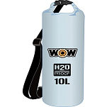 Wow 742-185070C H2O Proof Сухой мешок с плечевым ремнем 10L Белая Clear