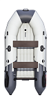 Надувная лодка ПВХ, Таймень NX 2800 НДНД, светло-серый/графит 4603725303515