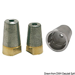 Solo anodo per assi 30 mm Alluminio, 43.265.52