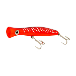 Поппер Halco Roosta Popper 195 Haymaker KO RP195-HR18 Red Tiger 195мм 128гр 2 тройных крючка Mustad 5/0