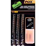 Fox international CAC710 Edges Submerge Camo Leader Kwik Change Золотистый Camo 40 Lbs 