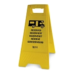 Kampa 9120001012 Знак Multi-language Reserved  Yellow