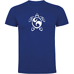 Kruskis CA65500205S084 Футболка с коротким рукавом Sea Turtle Tribal Голубой Royal Blue M