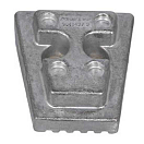 Купить Super marine ANO5737 Volvo SX-A APS-A Щит из цинковой пластины с анодом Серебристый Grey 7ft.ru в интернет магазине Семь Футов