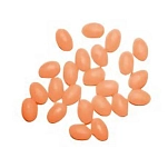Sele 566105 Мягкие овальные бусины  Pink 5 x 8 mm