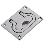 Foresti & suardi 400288 Хромированная латунная ручка Silver 75 x 54 mm