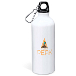 Kruskis MD4049S101C314 Бутылка Peak 800ml Бесцветный  White