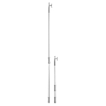 Plastimo 62094 Алюминиевый телескопический крюк Silver 120-210 cm