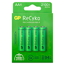 Купить Gp batteries 120210AAHCE-C4 ReCyko+NiMH AA 2100mAh Аккумуляторы Зеленый Green 7ft.ru в интернет магазине Семь Футов