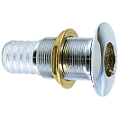 Купить Perko 9-0350006DPC Соединение через корпус Серебристый Chrome 1´´ 7ft.ru в интернет магазине Семь Футов