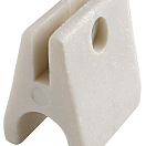 White nylon support plate for 22m-tubes, 46.107.10