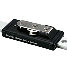 PFEIFFER End Piece with Pulley for T-Track 25 x 4 mm / black 64007-bvs