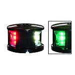 Комбинированный навигационный огонь Lalizas FOS LED 12 71309 светодиодный красный/зелёный/белый видимость 1+1+2 мили 12-15В 1,5Вт 360° для судов до 12 м чёрный корпус