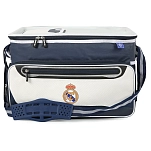 Real madrid AZRM10005781-UNIT Мягкий портативный охладитель 44.5x33.0x30.5 cm Голубой White / Blue