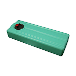 Жёсткий водяной бак CAN-SB 01.2241 71л 1050х390х200мм со штуцерами из полиэтилена зеленый