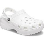 Crocs 206750-100b-w9 Деревянные башмаки Classic Platform White 35x25x15 EU 39.5