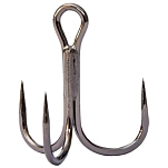 Mustad TR78XNP-BN-1/0-B05 Тройной крючок без бородки Np Round Bend Серебристый Black Nickel 1/0