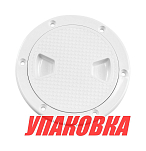 Лючок палубный 4'', белый, SeaFlo (упаковка из 80 шт.) SFRH100401_pkg_80