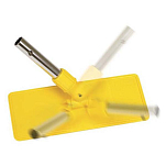Swobbit SWOSW55450 Плоская шарнирная опора для метлы  Yellow / Silver