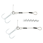 Abu garcia 1524008 Svartzonker Stinger Крюк Серебристый Silver L 