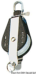 Одношкивный блок на усиленных шарикоподшипниках с неподвижно-поворотным креплением и обушком Viadana Wind Speed 45 мм 370 - 950 кг 10 мм, Osculati 55.071.10