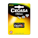 Cegasa 324338 CR123A 3V BL1 Литиевая батарейка Silver