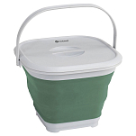 Outwell 651121 Складное квадратное ведро и крышка Бесцветный Shadow Green