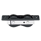 Купить Harken 134 Двойной шкив с большой пулей Черный Black / Silver 7ft.ru в интернет магазине Семь Футов