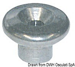 Tarpaulin button large head AISI 316 12.5 mm, 37.321.17