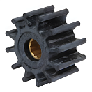 Купить Импеллер со шлицами Johnson Pump 1027B 09-1027B-9 Ø57,1х31,5 посадочное Ø16мм 12 лопастей из чёрного маслостойкого нитрила 7ft.ru в интернет магазине Семь Футов