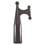 Forniture nautiche italiane 909925 Запасная часть крюка из нейлона Black 25 mm