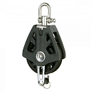LEWMAR 29929004BK Одиночный блок с вертлюгом и опорой / 14 мм / подшипник скольжения