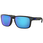 Oakley OO9102-H055 Holbrook Prizm Поляризованные Очки Matte Black Prizmatic Prizm Sapphire Polarized/Cat3