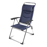 Кемпинговое кресло Kampa Dometic Lusso Milano 9120000497 595 x 1170 x 720 мм стальной синий