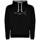 Купить Kruskis SU1067040258K032 Толстовка с капюшоном Sailfish Two-Colour Черный Black / Grey XL 7ft.ru в интернет магазине Семь Футов