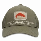 Купить Simms 12226-1150-00 Кепка Trout Icon Trucker  Riffle Green 7ft.ru в интернет магазине Семь Футов