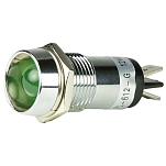 Bep marine 1001103 Зеленый светодиодный индикатор 12V Silver