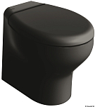 TECMA electric toilet Silence Plus 2G 24V Black, Osculati 50.227.41