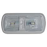 Valterra 800-DG71251VP Incandescent Eurostyle 40W 3-полосный Выключатель Купол Свет Белая White