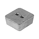 Купить Цинковый анод Tecnoseal 02453 58x61x25мм для двигателей Kamewa Jet FF375S/FF550/A40 series 7ft.ru в интернет магазине Семь Футов