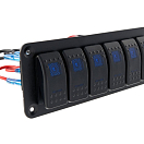 SEATEC Switch Panel / 6 sections 29856-bvs