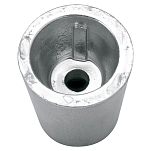 Talamex 45805035 Вал Анод Zinc Коническая Серебристый Grey 35 mm 