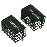 Mikado AMKZ-09-60-CO AMKZ-09 Квадратный питатель с дном Черный Dark Olive 60 g 