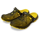 Black cat 9310047 Шлёпанцы Clogs Black / Yellow 32x20x10 EU 47