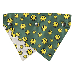 Fuzzyard FZB358-L Biggie Smiles Шарф-бандана для домашних животных Желтый Multicolor L