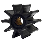 Импеллер со шлицами Johnson Pump 1028B 09-1028B-9 Ø65x50,2мм вал 16мм 8 лопастей для насоса типа F7 из чёрного нитрила