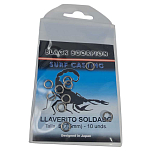 Salper 75ANSK600 Edges Naked Line Tail Rubbers  Nickel 10 mm