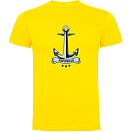 Купить Kruskis CA65500403C053 Футболка с коротким рукавом Anchor Желтый Yellow XL 7ft.ru в интернет магазине Семь Футов