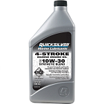 Quicksilver boats 8M0152563 4 Stroke FCW 10W30 Synthetic Blend Marine Oil 1L 6 Units Серый Grey